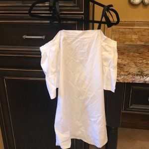 Charlotte Russe  XS white off the shoulder dress